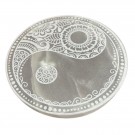 Selenitt, hvit charging plate yin og yang, 18 cm thumbnail