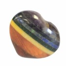 Chakra Hjerte av 7 krystaller 4-6 cm thumbnail
