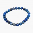 Armbånd med 8 mm Lapis Lazuli AA-kvalitet, 19 cm thumbnail