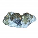 Pyritt-Sfaleritt og kalsitt klynge 370 gram AAA+ kvalitet thumbnail