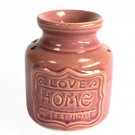 Home stor oljebrenner i glassert keramikk, Lavendel 11 cm thumbnail