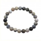 Armbånd med 8 mm Opal, dendritic (Mose) AAA-kvalitet thumbnail