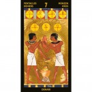 Golden Nefertari Tarot kort av Silvana Alasia thumbnail