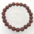 Armbånd med 8 mm Sesam stone, rød AAA-kvalitet thumbnail