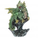 Dragon with Mini Crystal, grønn 9 cm thumbnail