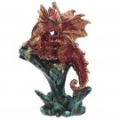 Dragon with Mini Crystal, rød 9 cm thumbnail