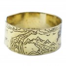 Tibetan Mantra armbånd messing - Tree of Life thumbnail