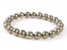 Armbånd med 8 mm Pyritt AAA-kvalitet, 19 cm thumbnail