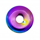 Hematitt regnbue donuts 4 cm thumbnail