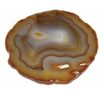 Agat skiver, naturlig 8-10 cm