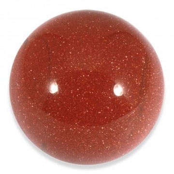 Stjernestein, rød (Syntetisk) kule 15 mm