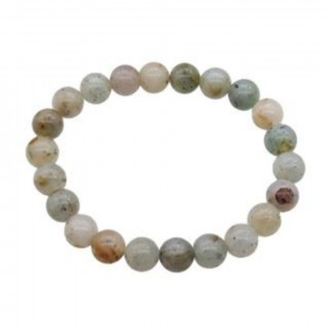 Armbånd med 8 mm Opal, fancy AAA-kvalitet, 19 cm