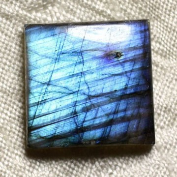 Labradoritt firkant cabochon 5-15 gram AAA+ kvalitet