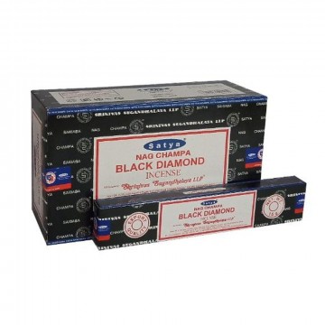 Satya røkelsespinner Black Diamond, 15 gram