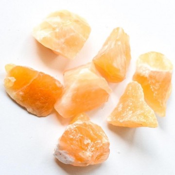 Kalsitt, oransje Rå Medium AA-kvalitet