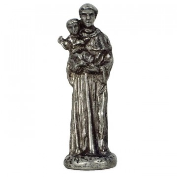 Amazing Saint St.Anthony i tinn, 25 mm