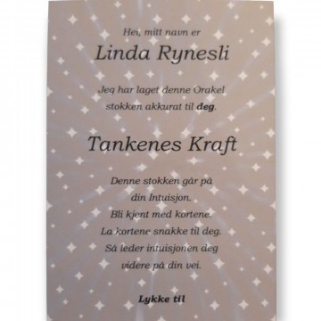 Tankenes kraft Orakel kort på norsk av Linda Rynesli
