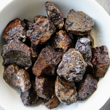 Granat, rød chunks Rå Små AAA-kvalitet