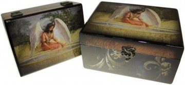 Oppbevaringsbokser Reflective Angel 2 stk