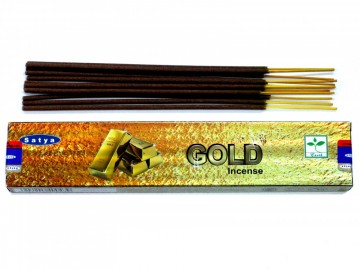 Satya røkelsespinner Gold, 15 gram