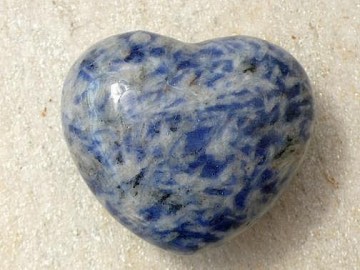 Sodalitt hjerte 4,0 cm