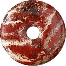 Jaspis, flower donuts 4 cm