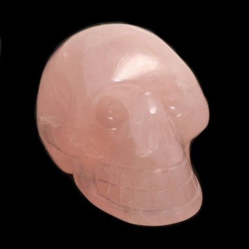 Hodeskalle Rosenkvarts, 5 cm