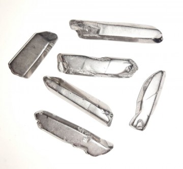 Sølv Aura kvarts Medium Terminert 3-5 cm AA-kvalitet