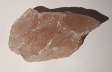 Rosenkvarts rå 592 gram AA-kvalitet