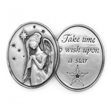 AngelStar Inspirational Token - Take Time to Wish Upon a Star