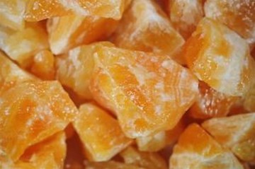 Kalsitt, oransje Rå Medium AA-kvalitet