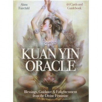 Kuan Yin Orakel kort engelske av Alana Fairchild