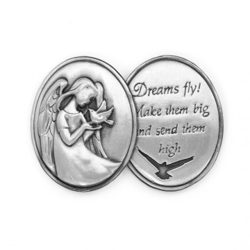 AngelStar Inspirational Token - Dreams Fly! Make them big and make them high