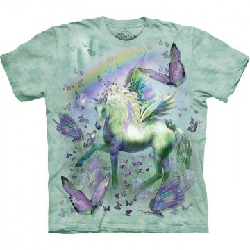 Unicorn and Butterflies T-Shirt str XXL