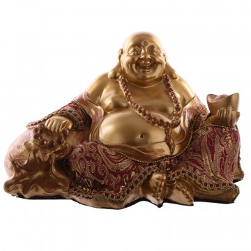 Chinese Buddha Sitting Hand on Stack 20 cm
