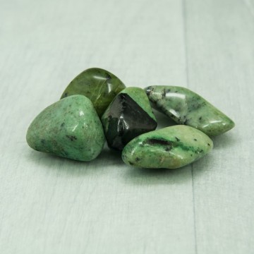 Jade, Transvaal Tromlet Medium AAA-kvalitet