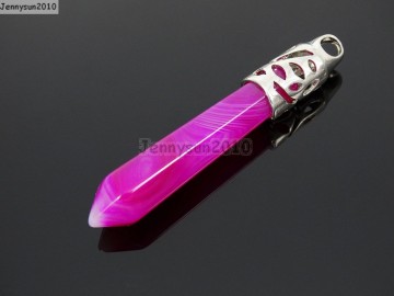 Hexagonal Reiki Chakra Point, Rosa Agat (Farget)