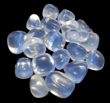 Glacier Glass (Syntetisk) Tromlet Medium AAA-kvalitet