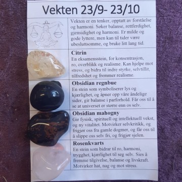 Vekten, 4 krystaller
