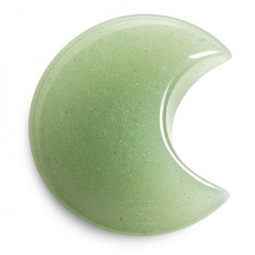 Cresent Moon Aventurin, grønn, 3,5 cm AAA-kvalitet