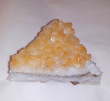 Citrin, brent druse (klynge) 219 gram AAA-kvalitet