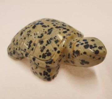 Skilpadde, Jaspis, dalmatiner ca 5 cm