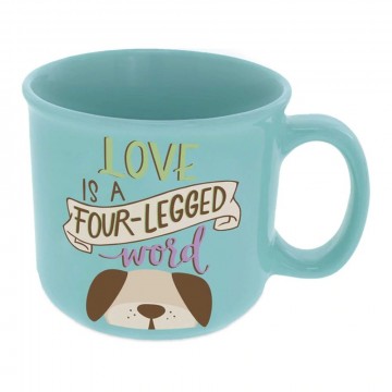 Krus, Pawsitive Inspiration, Love Four-Legged Word, 0,4 liter