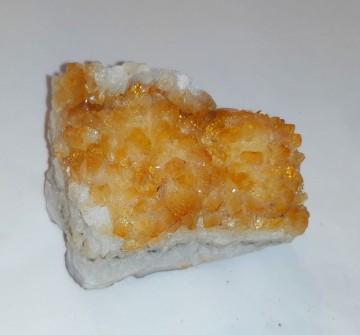 Citrin, brent druse (klynge) 233 gram AAA-kvalitet