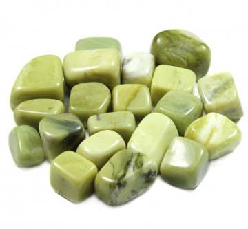 Jade, smør Tromlet Medium AAA-kvalitet