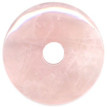 Rosenkvarts donuts 4 cm