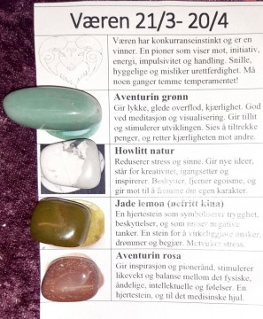 Væren, 4 krystaller