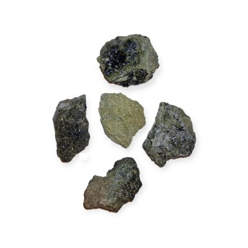 Melanitt Granat (Andraditt) Rå krystaller 20-50 gram AA-kvalitet