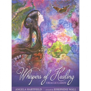 Whispers of Healing Oracle kort av Angela Hartfield