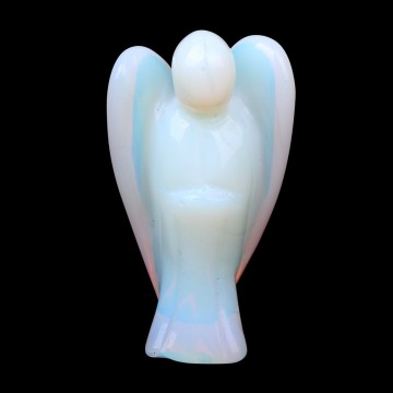 Engel i bønn, Opalitt, 5 cm (Syntetisk)